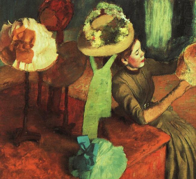 Edgar Degas The Millinery Shop